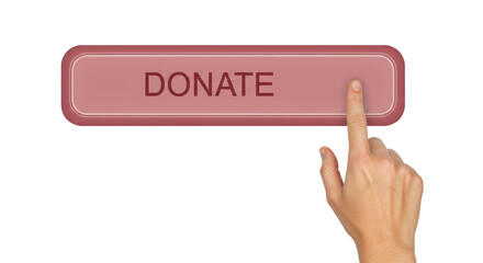 Isolated Donate Button