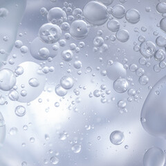 Abstract purple water bubbles background