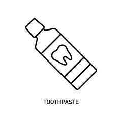 Icon a toothpaste, isolated against a clean background.