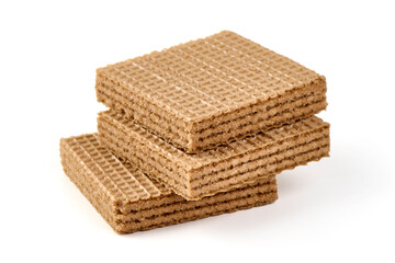 Wafers, isolated on white background