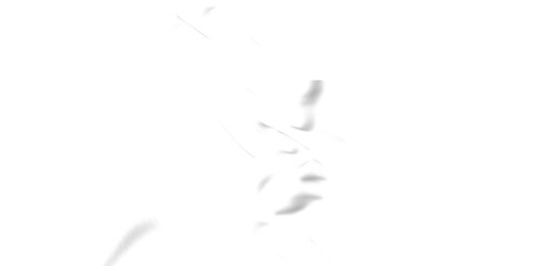 A soft, white fabric draped in flowing lines, creating a smooth and elegant texture against a white background.