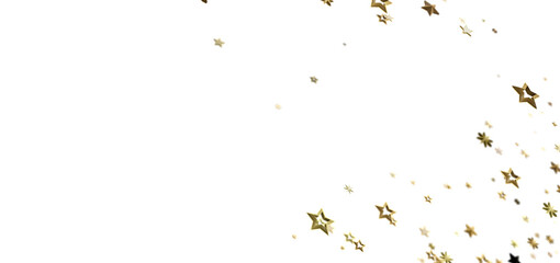 Sparkling gold stars on white. Perfect for holidays, celebrations, and more!
