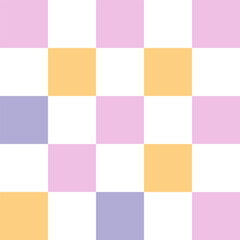 seamless pattern with pink retro squares