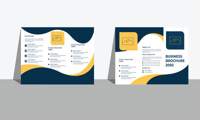 Tri-fold business brochure design