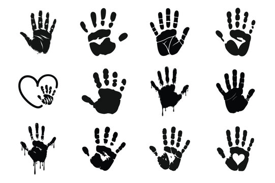 Handprint Silhouettes Bundle Pack
