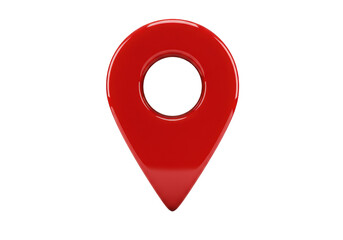 Isolated Red Location Pin Icon