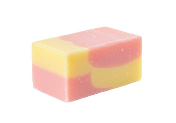 Isolated Chewy Strawberry and Banana Flavored Candy