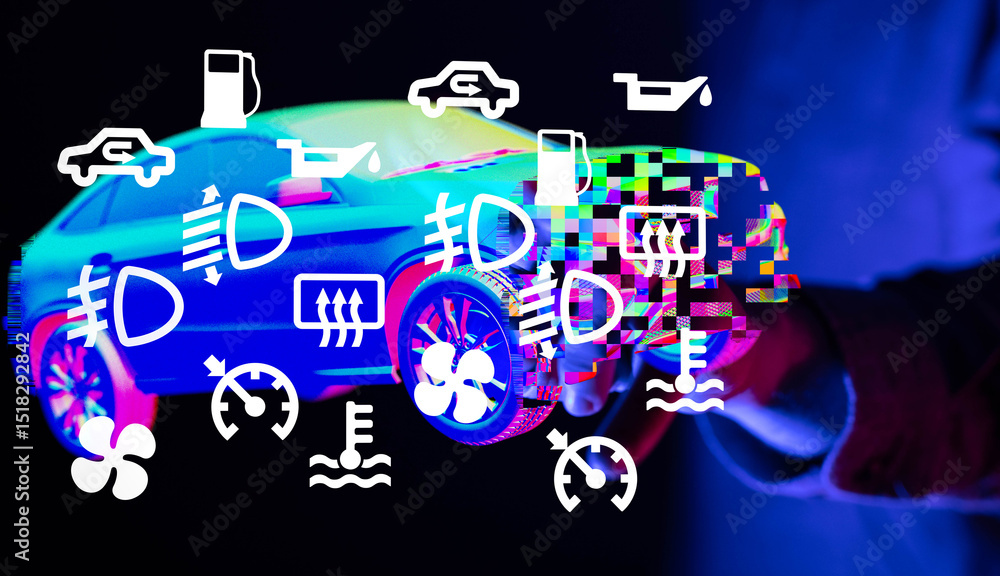 Aufkleber Learn to understand your car's dashboard warning lights and symbols.  Easy guide for drivers.