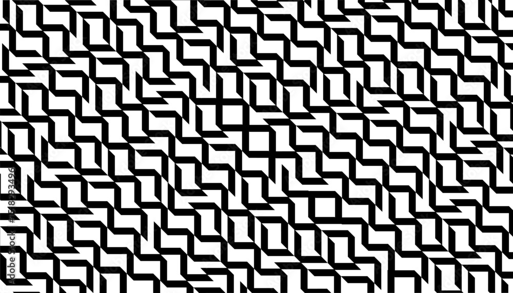 Poster black and white abstract geometric pattern for sporty background and jersey design. fully editable v