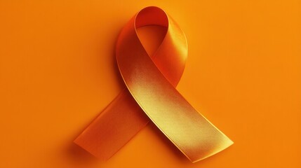 The Orange Ribbon Symbolizing Support and Awareness in Community Campaigns