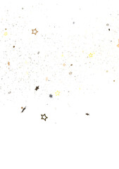 stars background, sparkle lights confetti falling. magic shining Flying christmas stars on night