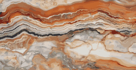 Panoramic marble background, colorful bright marble surface, modern luxury texture - Vector illustration