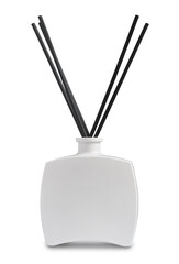 Front view of  aromatic reed diffuser bottle