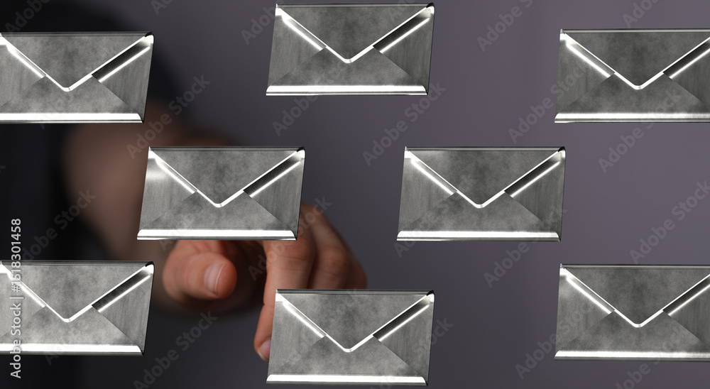 Fototapete Strategies for efficient email management and reducing inbox clutter. Tips and tricks included!
