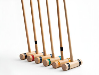 cricket bats on a white background