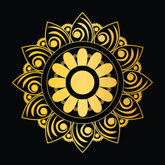 Luxurious Golden Mandala Design Idea for Premium Art Projects