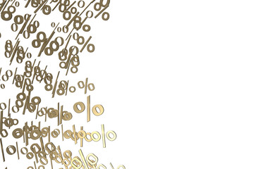 percent sign rain  percentage icon interest rate