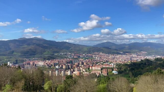 Bilbao from Artxanda or Monte Avril. Basque Country. Spain