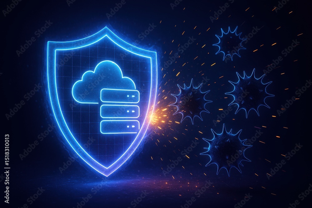 Poster enhancing cyber security measures for protecting cloud services from various attacks