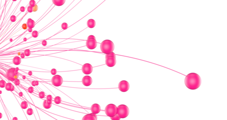 The structure of the network connection of points and lines. Data technology.