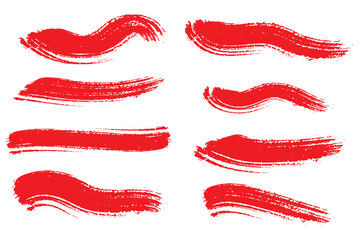 Brush strokes vector. Paint, ink brush, brush strokes, brushes, lines, frames, buttons, grungy rough grunge thick paint line texture. Ink brush stroke set, black grunge smear collection .  