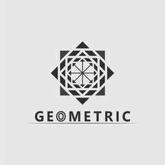 Geometric logo stock icon illustration and business logo