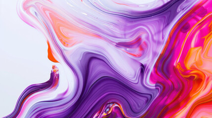 colorful swirls of paint