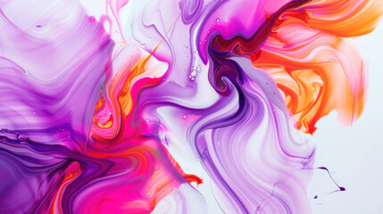 colorful swirls of paint