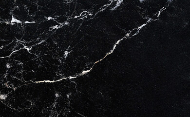 Raw black marble with rough texture and distressed veins, exuding a bold, edgy interior vibe....