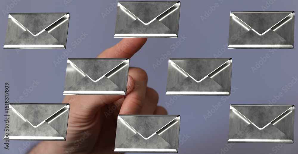 Leinwandbilder Efficiently handle inbox overload.  Streamline your email workflow.