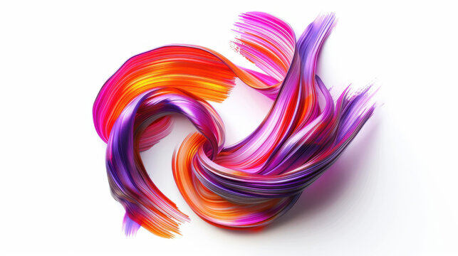 colorful swirls of paint
