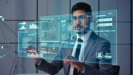 Blockchain supply chain business smart contract solution protocol. motion video. - Powered by Adobe