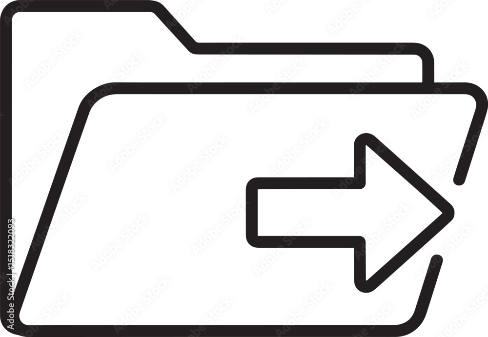 Poster folder and download icons with arrow vector illustration for web and technology design
