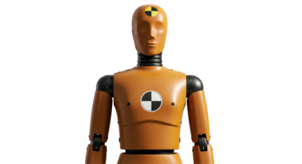 Isolated Crash Test Dummy