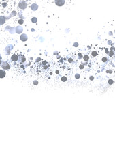 Abstract silver glitter bokeh background. Perfect for holidays, celebrations, and festive designs.