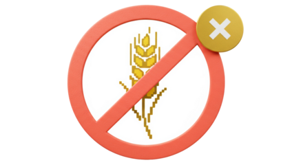 Isolated Gluten Free Symbol