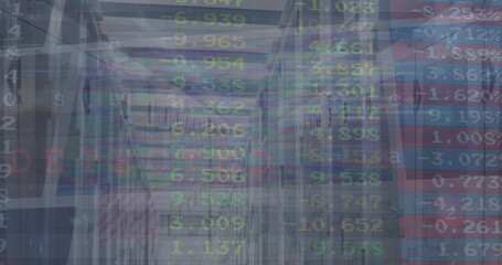 Image of data processing over financial data processing