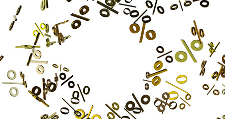 Blurred sale background. 3d