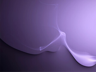 Smooth gradient purple background with subtle wispy smoke