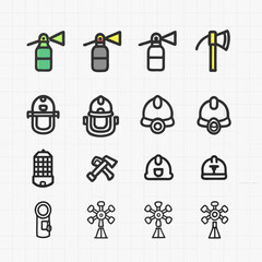 Fototapeta premium flat icons for web and mobile applications set 1