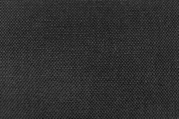 굵은 니트 짜임의 검정색 패브릭 탑 뷰