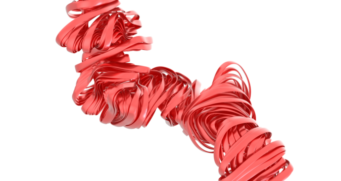 Modern, abstract art featuring swirling red shapes. Ideal for backgrounds or design projects. - Powered by Adobe