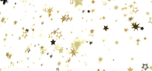 Festive background with gold and black stars. Perfect for holidays, celebrations, and more!
