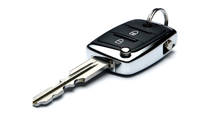 car key isolated on white