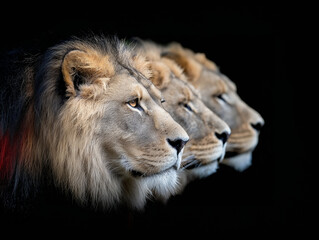 Illustrations off the regal lion 