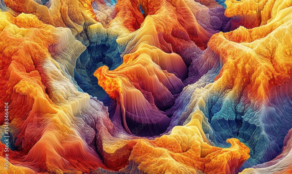 Poster abstract colorful mountain range texture background for design