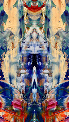 Abstract art background . Hand painting artwork on canvas .