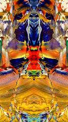 Abstract art background . Hand painting artwork on canvas .