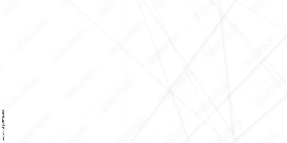Aufkleber abstract modern white and gray geometric lines vector background. squares in bright light with soft 