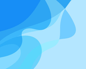 Abstract blue wave background